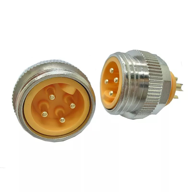 Qual é a composição de conectores circulares?